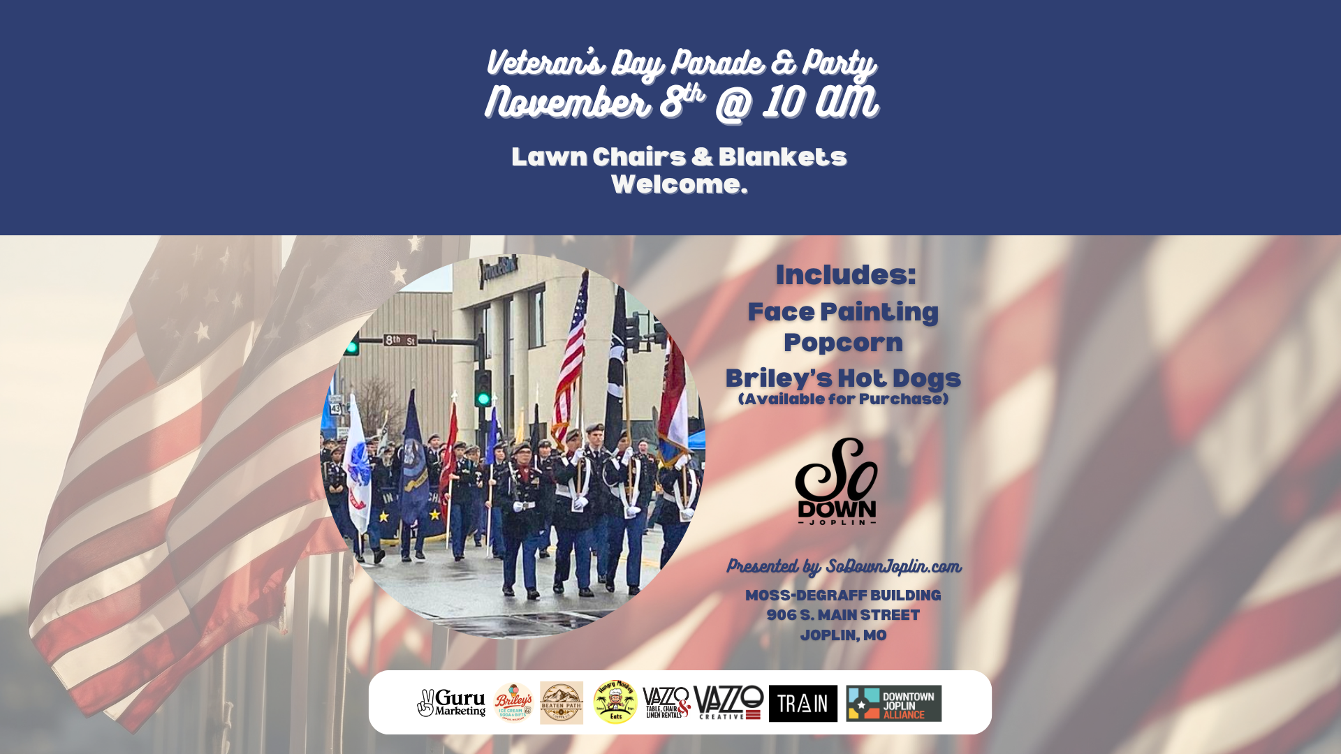 Celebrate Our Heroes at the Veteran’s Day Parade & Party!